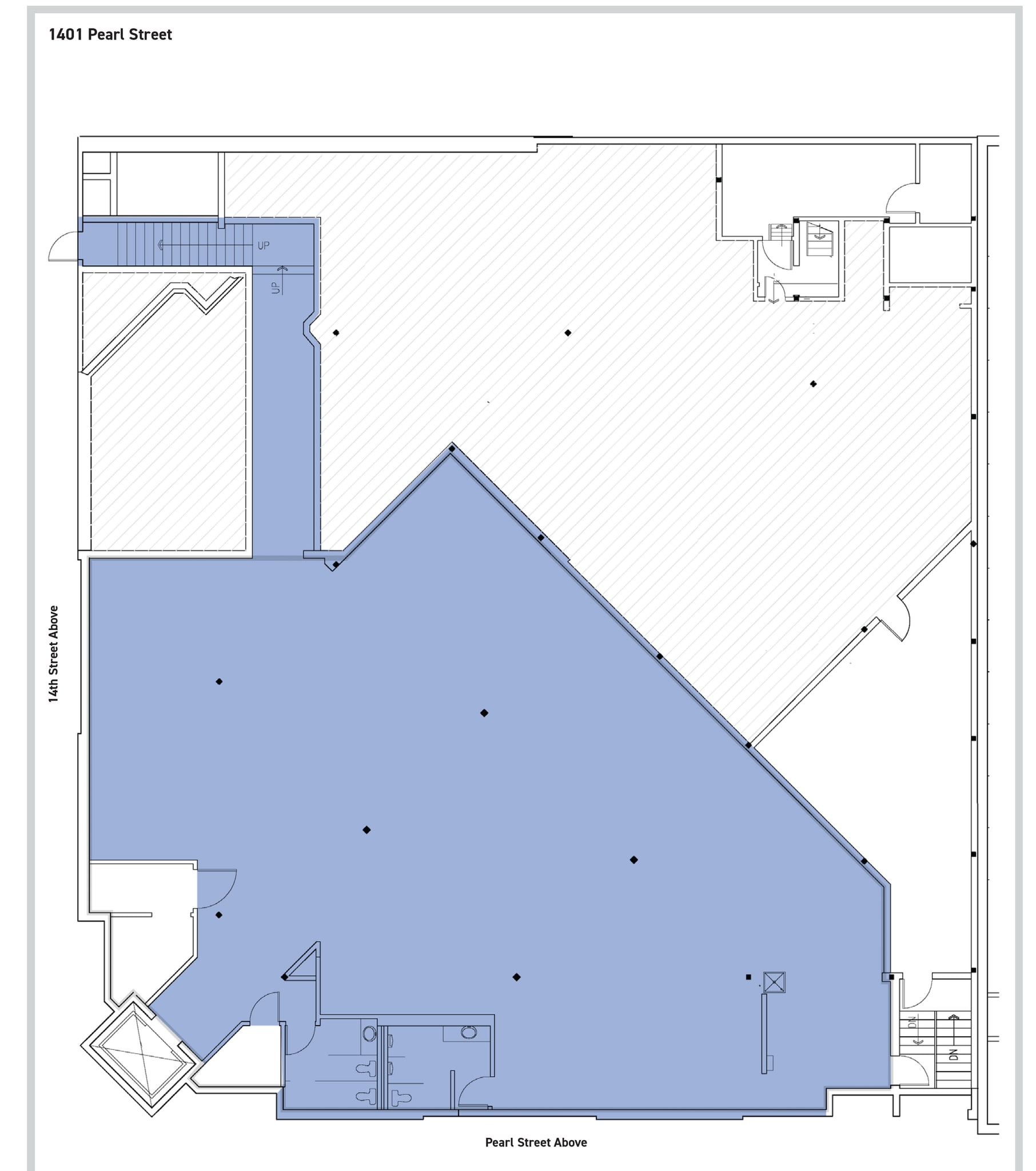 2010 14th St, Boulder, CO à louer Plan d’étage- Image 1 de 2