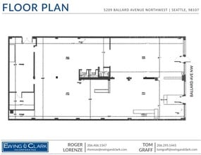 5209 Ballard Ave NW, Seattle, WA for lease Floor Plan- Image 1 of 1