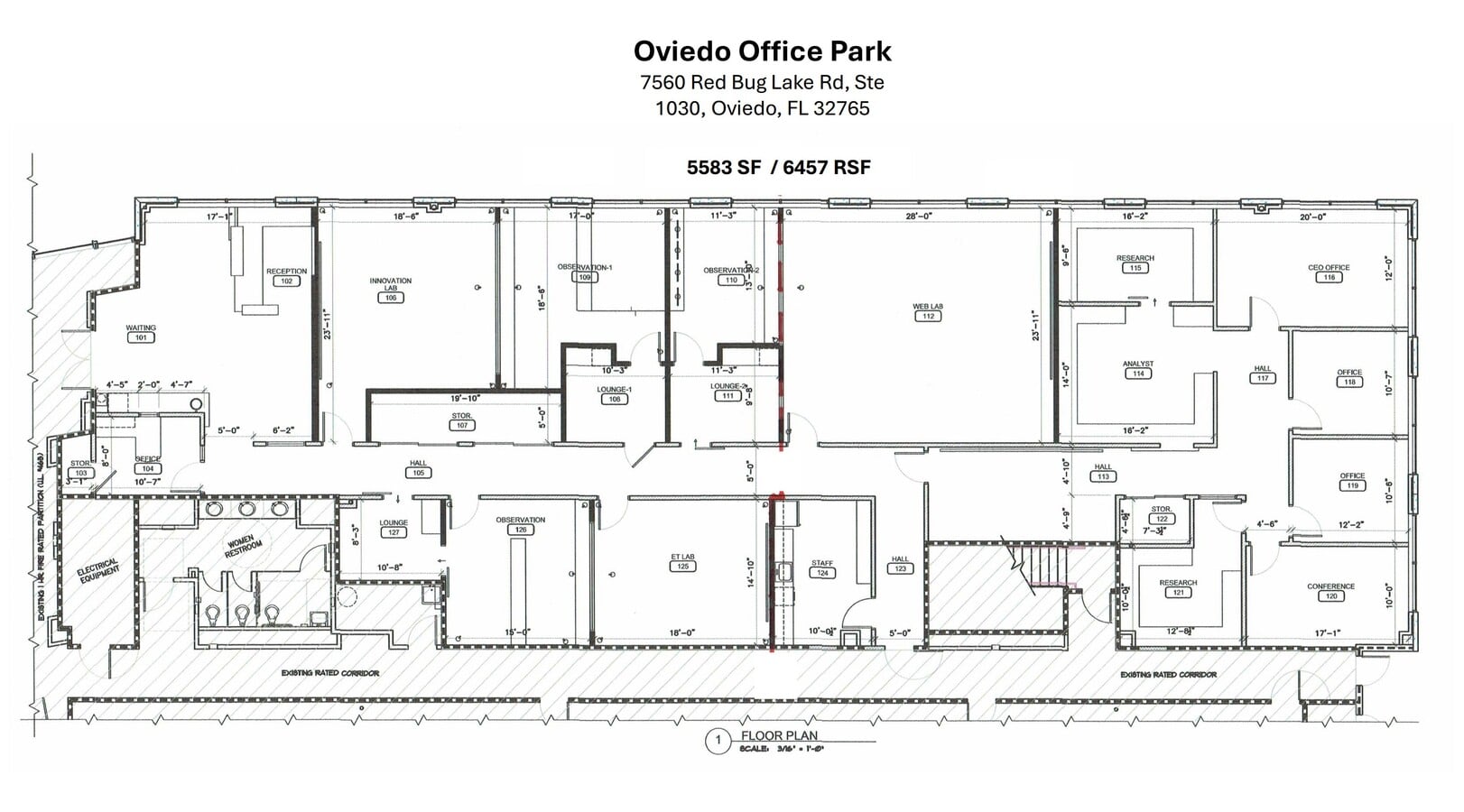 7560 Red Bug Lake Rd, Oviedo, FL 32765 - Unité 1010-1030 -  - Plan d’étage - Image 1 of 16