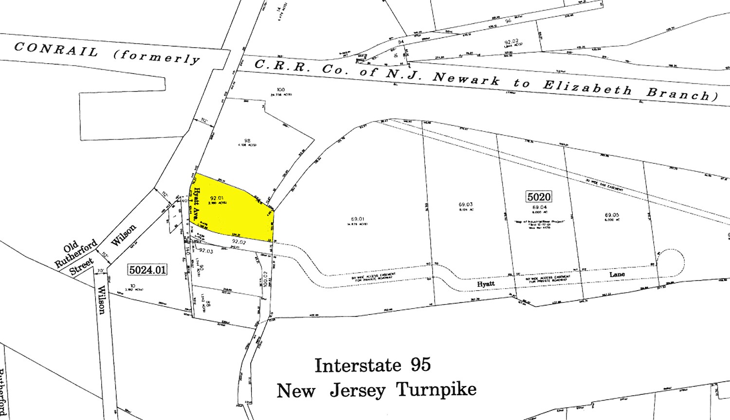 445 Wilson Ave, Newark, NJ à louer Plan cadastral- Image 1 de 5