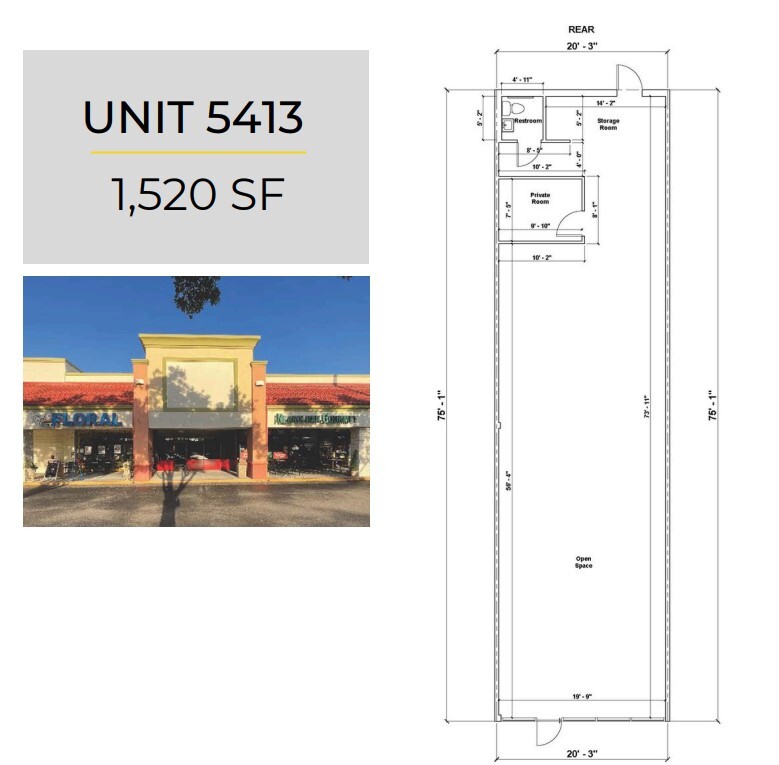 5311-5461 Airport Pulling Rd N, Naples, FL à louer Plan d  tage- Image 1 de 1