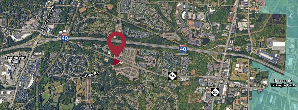 1004 North Carolina 54 Hwy, Durham, NC à vendre - Aérien - Image 2 de 4