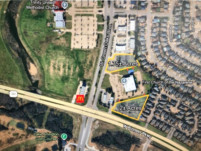 More details for NEC W. Pioneer Parkway & W. Green Oaks Blvd, Arlington, TX - Land for Sale