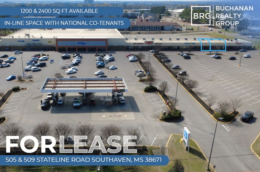 453-521 Stateline Rd, Southaven, MS for lease - Building Photo - Image 1 of 5