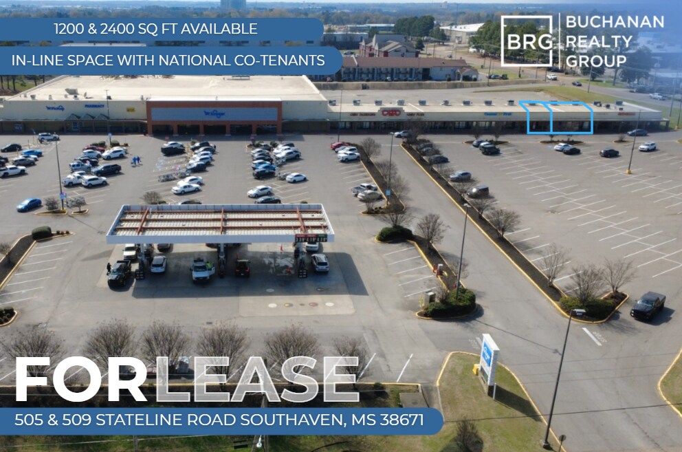 453-521 Stateline Rd, Southaven, MS à louer Photo du bâtiment- Image 1 de 6