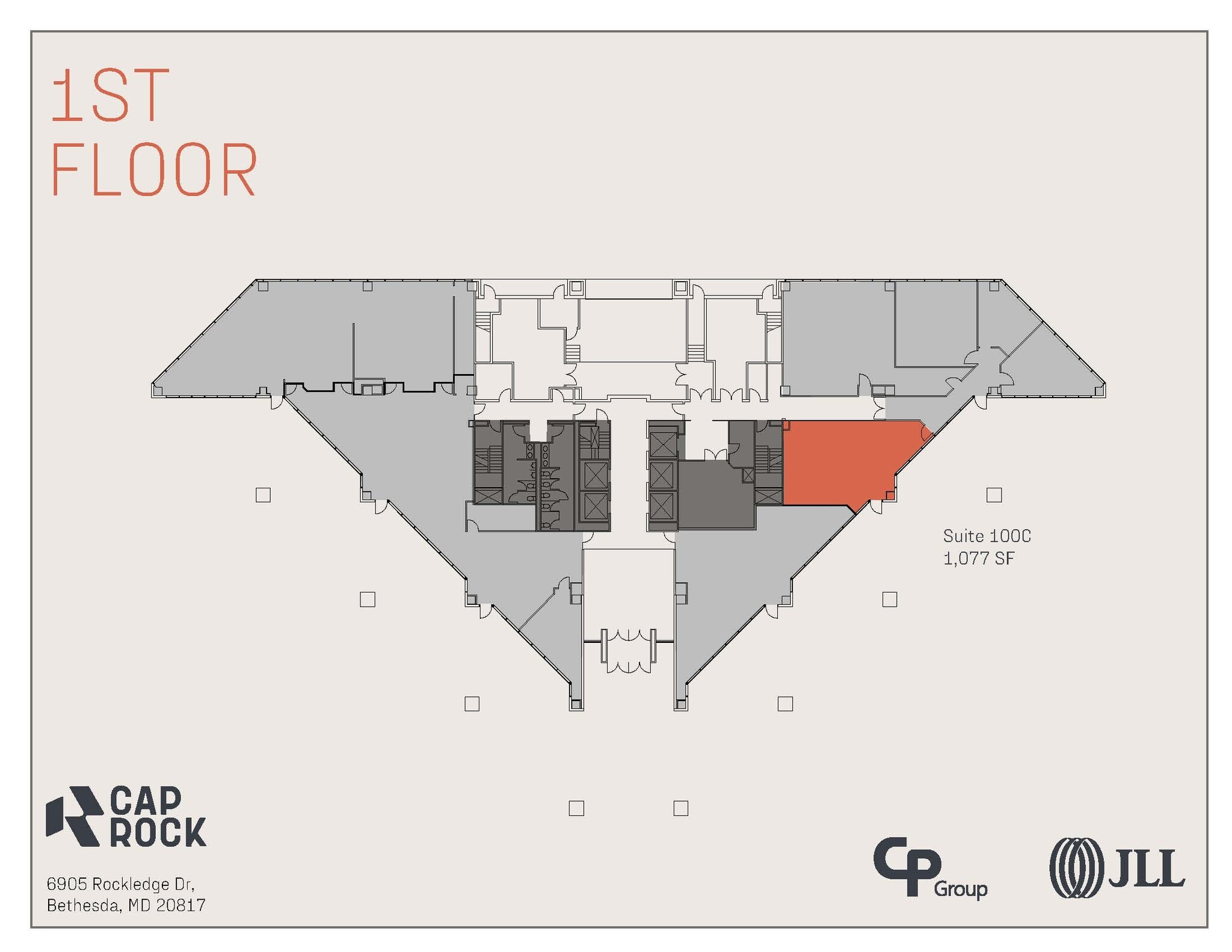 6903 Rockledge Dr, Bethesda, MD à louer Plan d’étage- Image 1 de 1