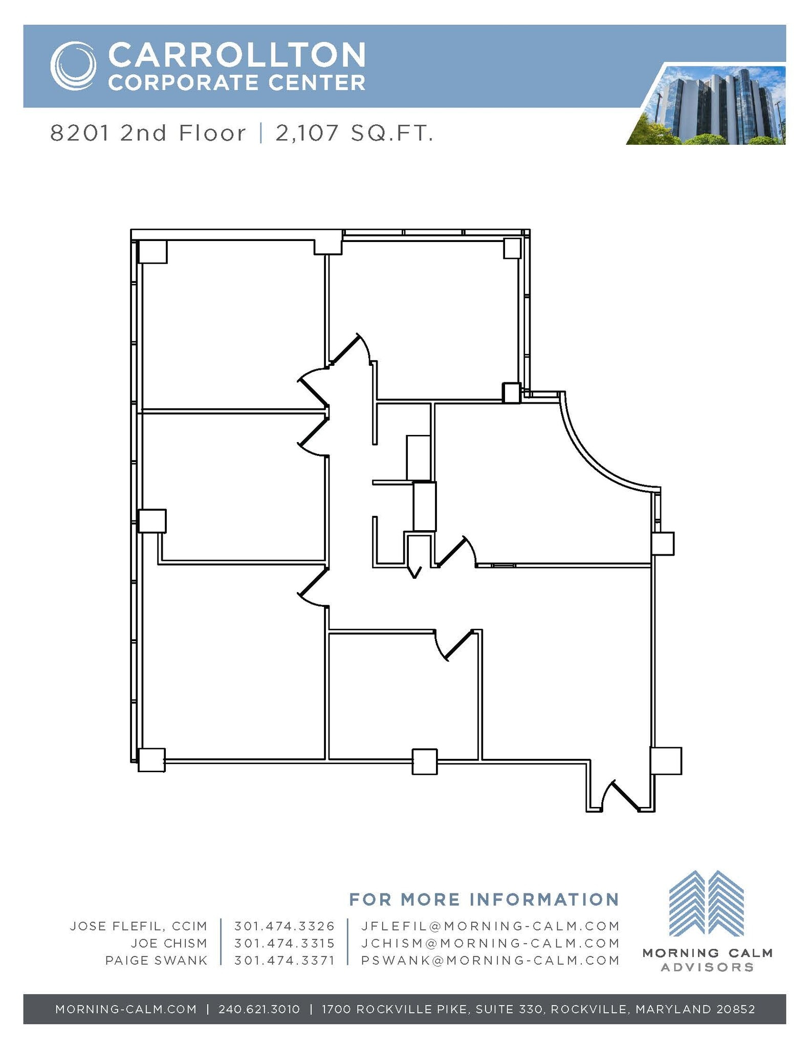 8201 Corporate Dr, Landover, MD for lease Floor Plan- Image 1 of 1