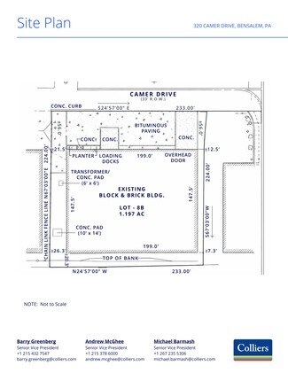 Plus de détails pour 320 Camer Dr, Bensalem, PA - Industriel à louer