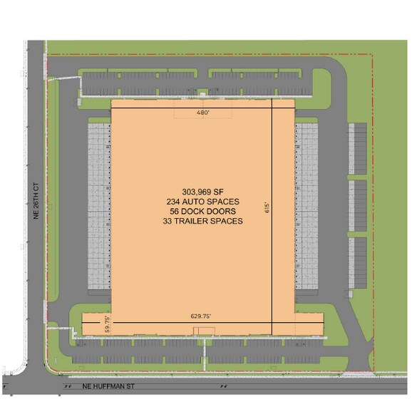 2625 NE Huffman Rd, Hillsboro, OR à vendre - Plan de site - Image 3 de 9