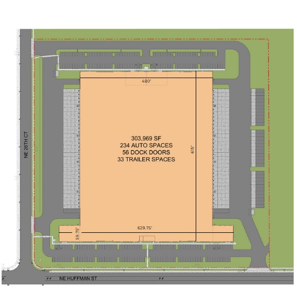 2625 NE Huffman Rd, Hillsboro, OR for sale - Site Plan - Image 3 of 9