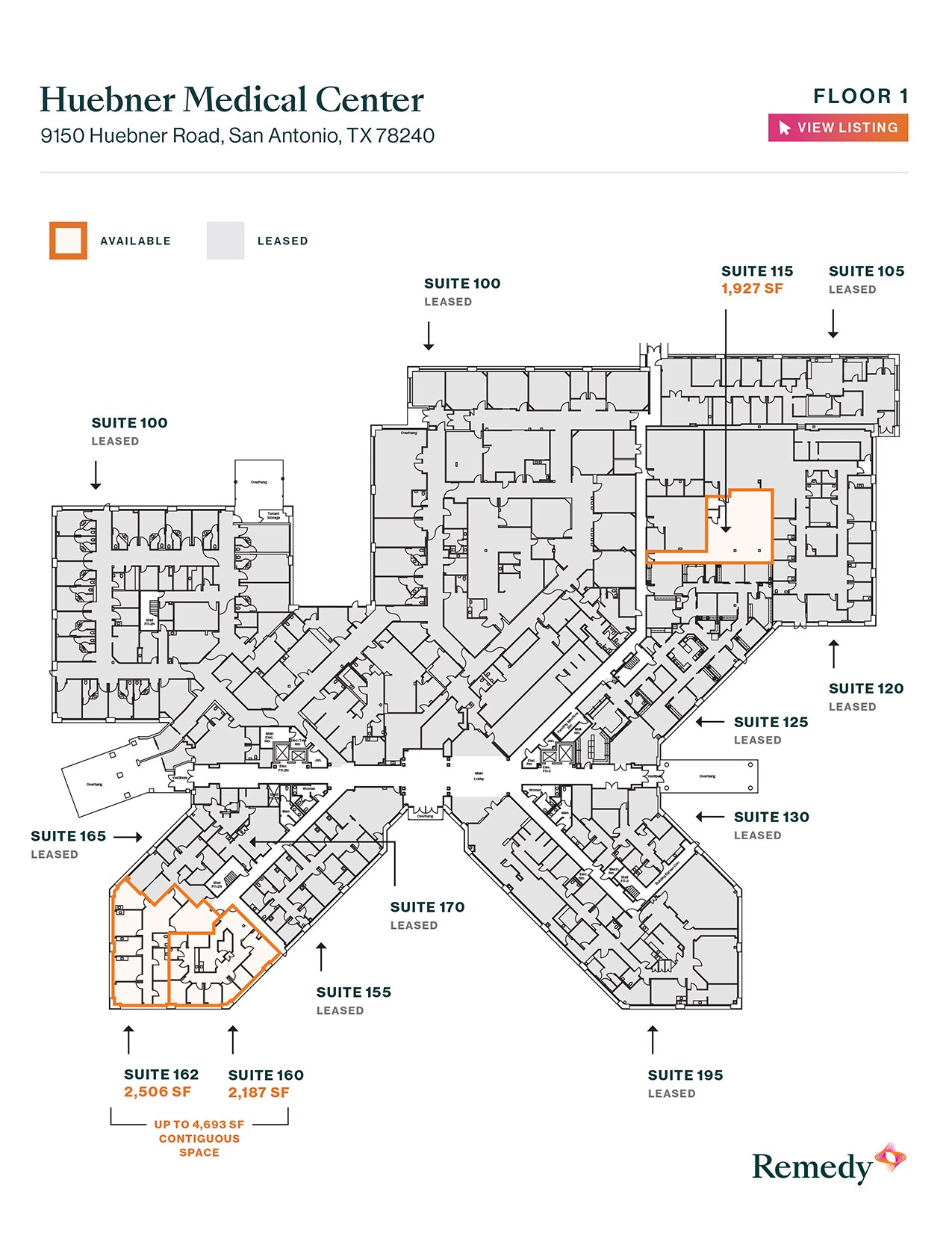 9150 Huebner Rd, San Antonio, TX for lease Floor Plan- Image 1 of 1
