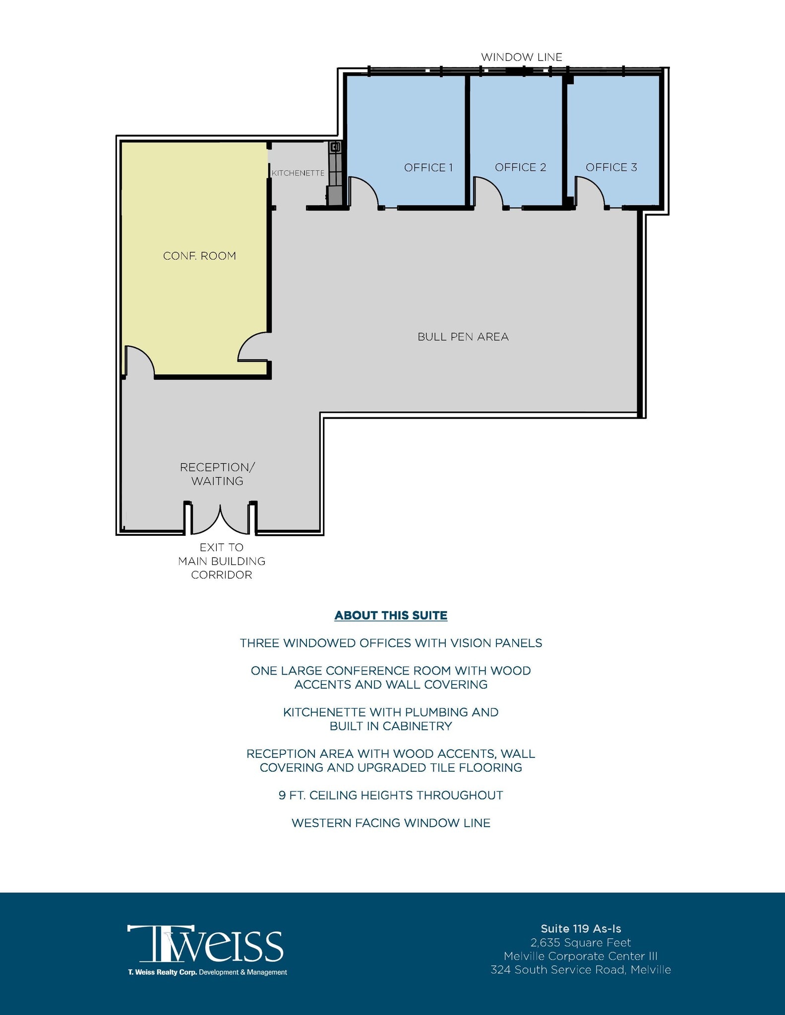 324 S Service Rd, Melville, NY à louer Plan d’étage- Image 1 de 1