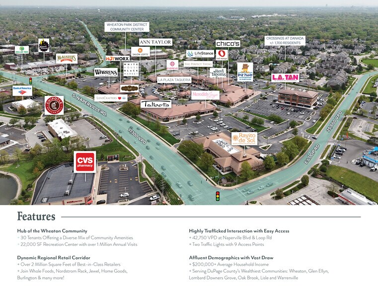 11-421 Town Square, Wheaton, IL à louer - Photo du bâtiment - Image 2 de 6