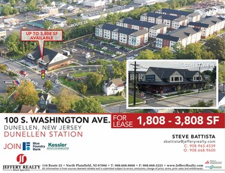 Plus de détails pour 100 S Washington Ave, Dunellen, NJ - Vente au détail à louer