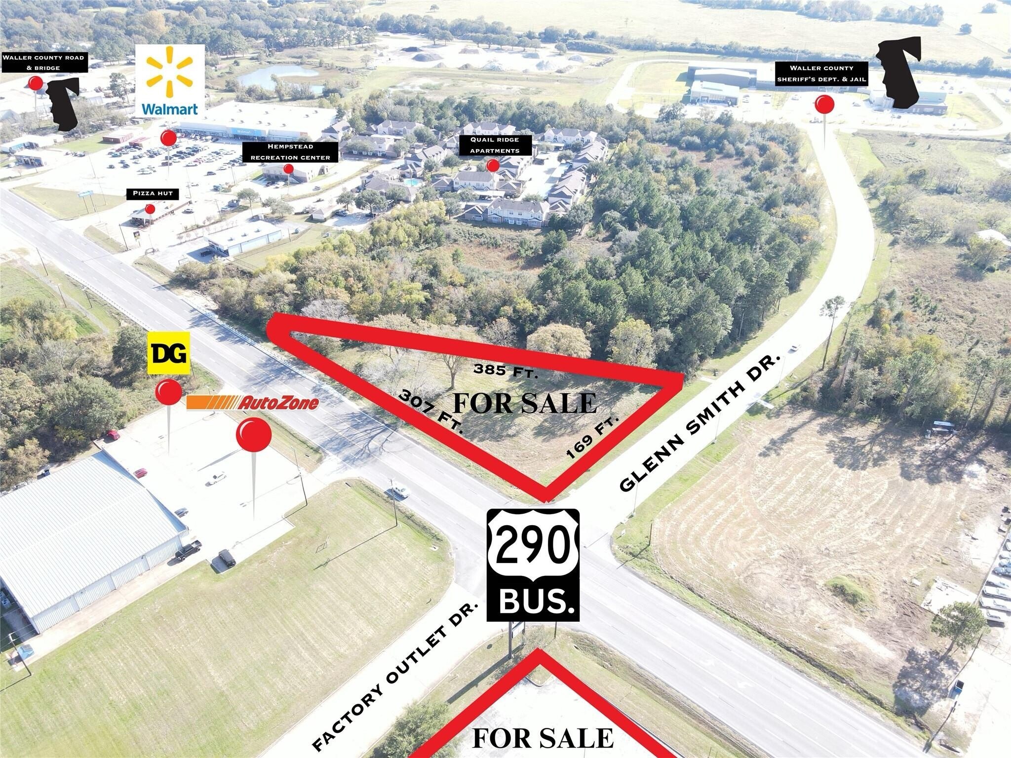 .79 AC BUS 290 Hwy, Hempstead, TX à vendre Photo principale- Image 1 de 9
