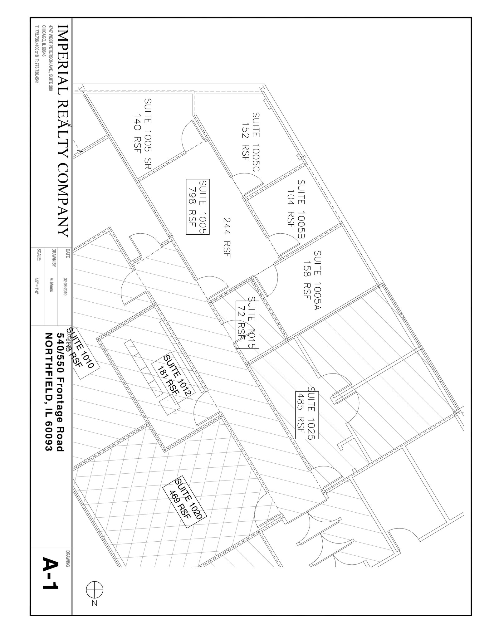 540-550 W Frontage Rd, Northfield, IL for lease Site Plan- Image 1 of 2