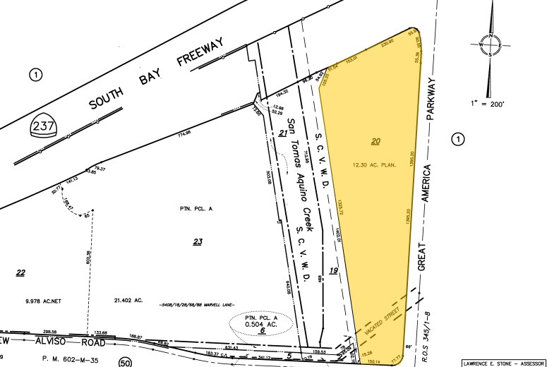 5470 Great America Pky, Santa Clara, CA à louer - Plan cadastral - Image 1 de 5