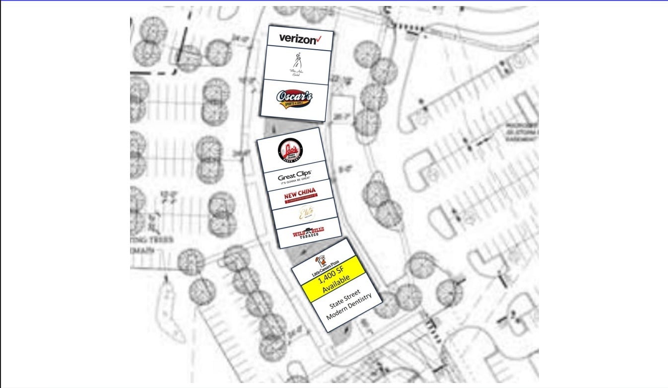 7000 E Michigan Ave, Saline, MI à louer Plan d’étage- Image 1 de 1