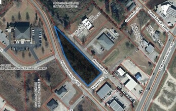 Ridgewood Dr, Orangeburg, SC - Aerial map view