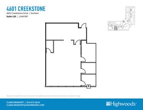 4601 Creekstone Dr, Durham, NC for lease Floor Plan- Image 1 of 1