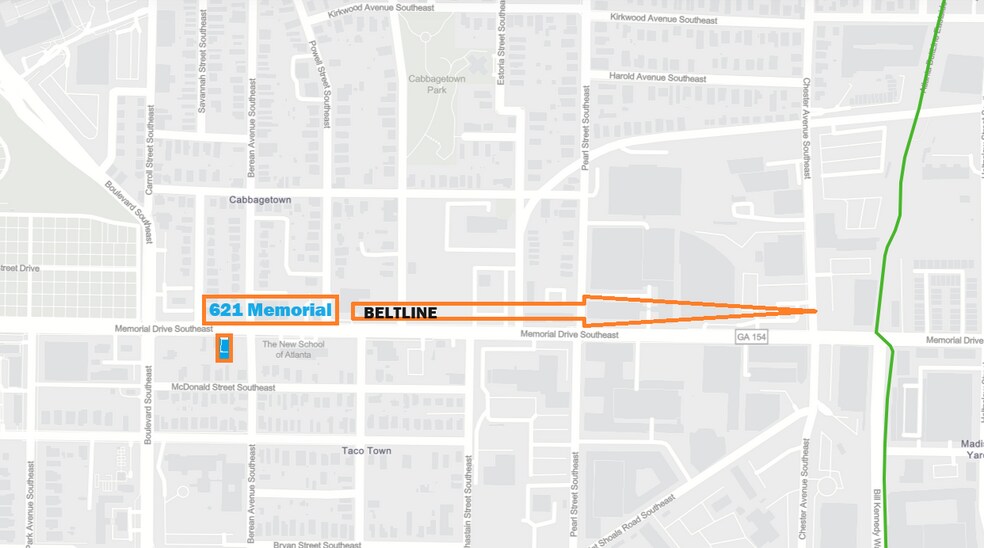 621 Memorial Dr, Atlanta, GA à vendre - Photo du bâtiment - Image 2 de 5