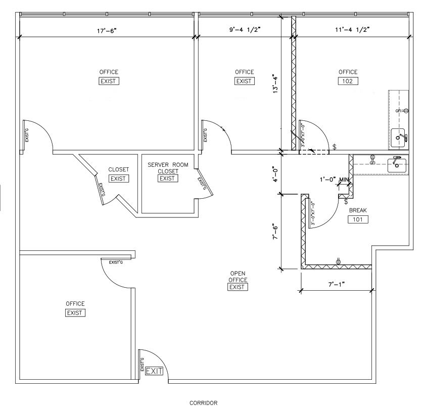 5350 W 94th Ter, Prairie Village, KS for lease Floor Plan- Image 1 of 1