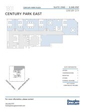 1801 Century Park E, Los Angeles, CA à louer Plan d’étage- Image 1 de 1