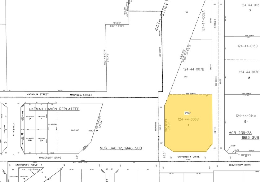 2650 S 46th St, Phoenix, AZ à louer - Plan cadastral - Image 3 de 3