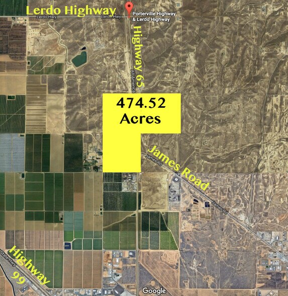 James Road & Porterville Hwy, Bakersfield, CA à vendre - Photo principale - Image 2 de 8