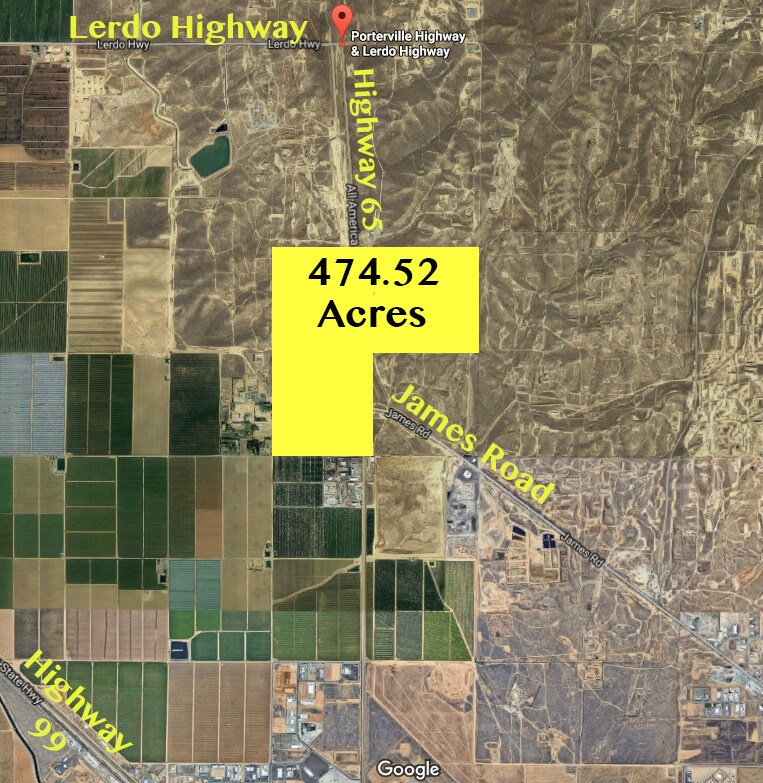 James Road & Porterville Hwy, Bakersfield, CA for sale Primary Photo- Image 1 of 9