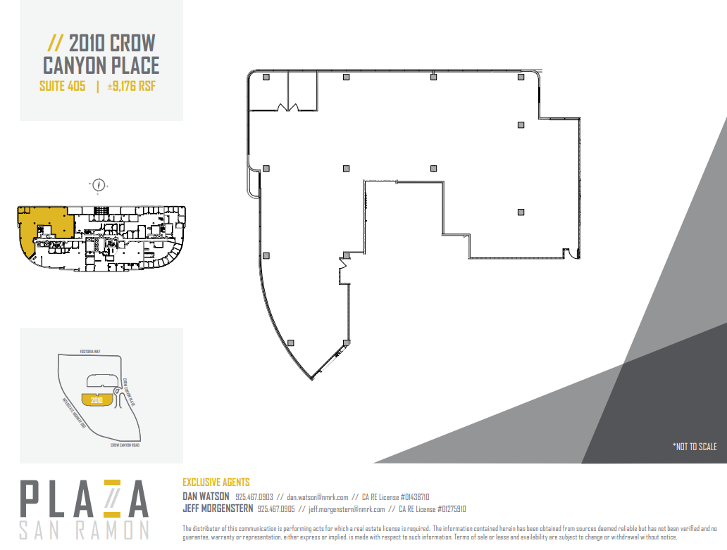 2010 Crow Canyon Pl, San Ramon, CA à louer Plan d  tage- Image 1 de 1