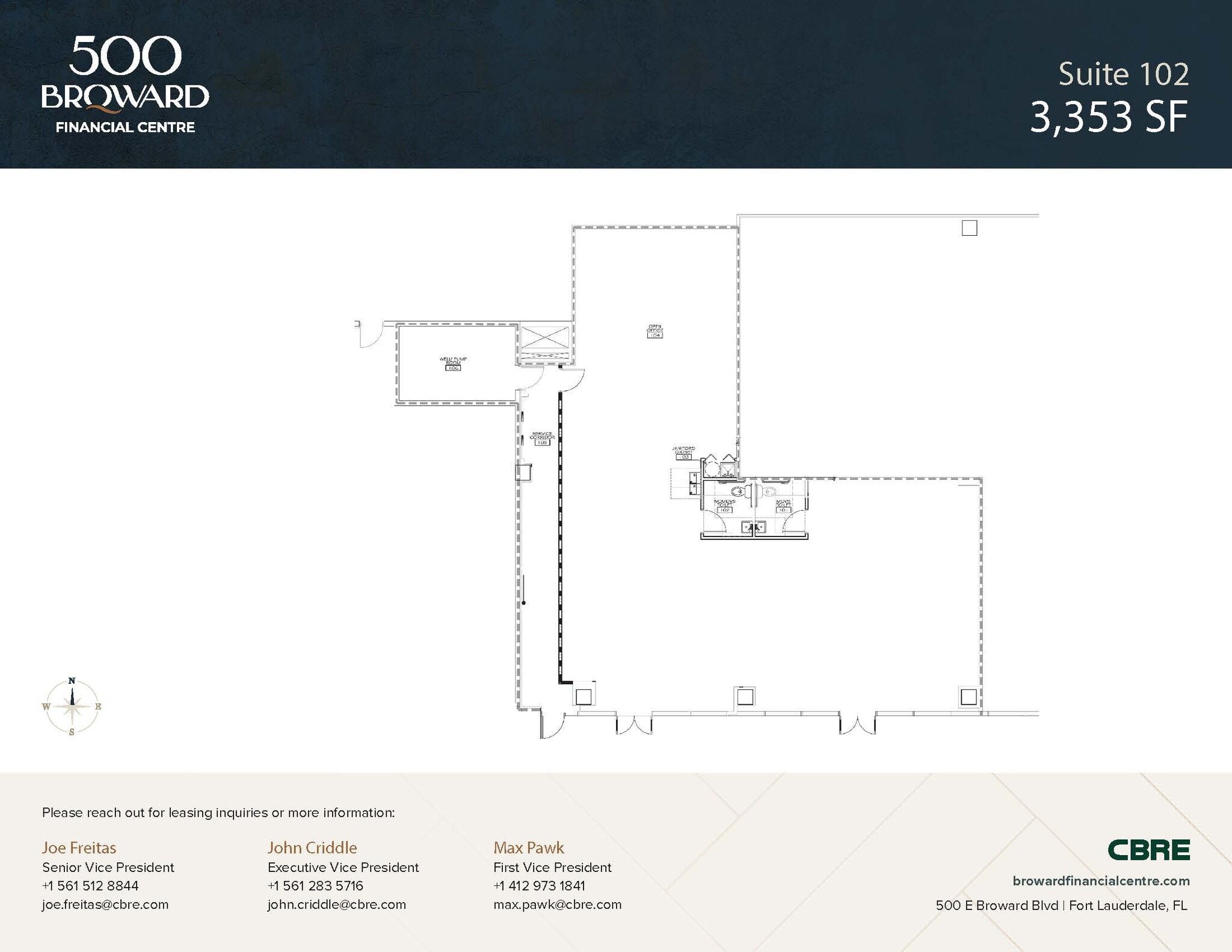 500 E Broward Blvd, Fort Lauderdale, FL à louer Photo intérieure- Image 1 de 1