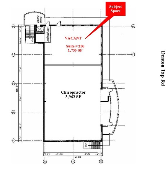 848 S Denton Tap Rd, Coppell, TX à louer - Plan d’étage - Image 2 de 2