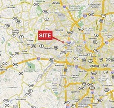 4600 Highlands Pky SE, Smyrna, GA - Aerial  map view - Image1