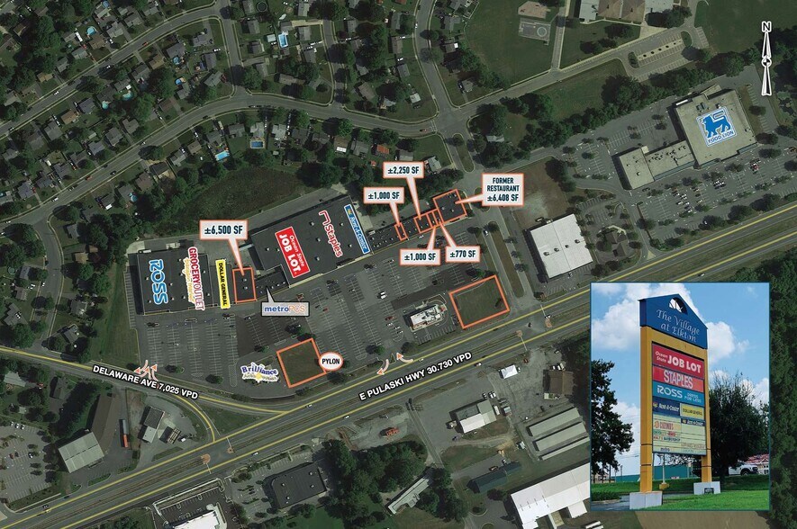 801 E Pulaski Hwy, Elkton, MD à louer - Aérien - Image 2 de 4