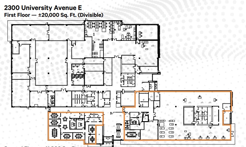 2300 University Ave E, Waterloo, ON for lease Floor Plan- Image 1 of 1