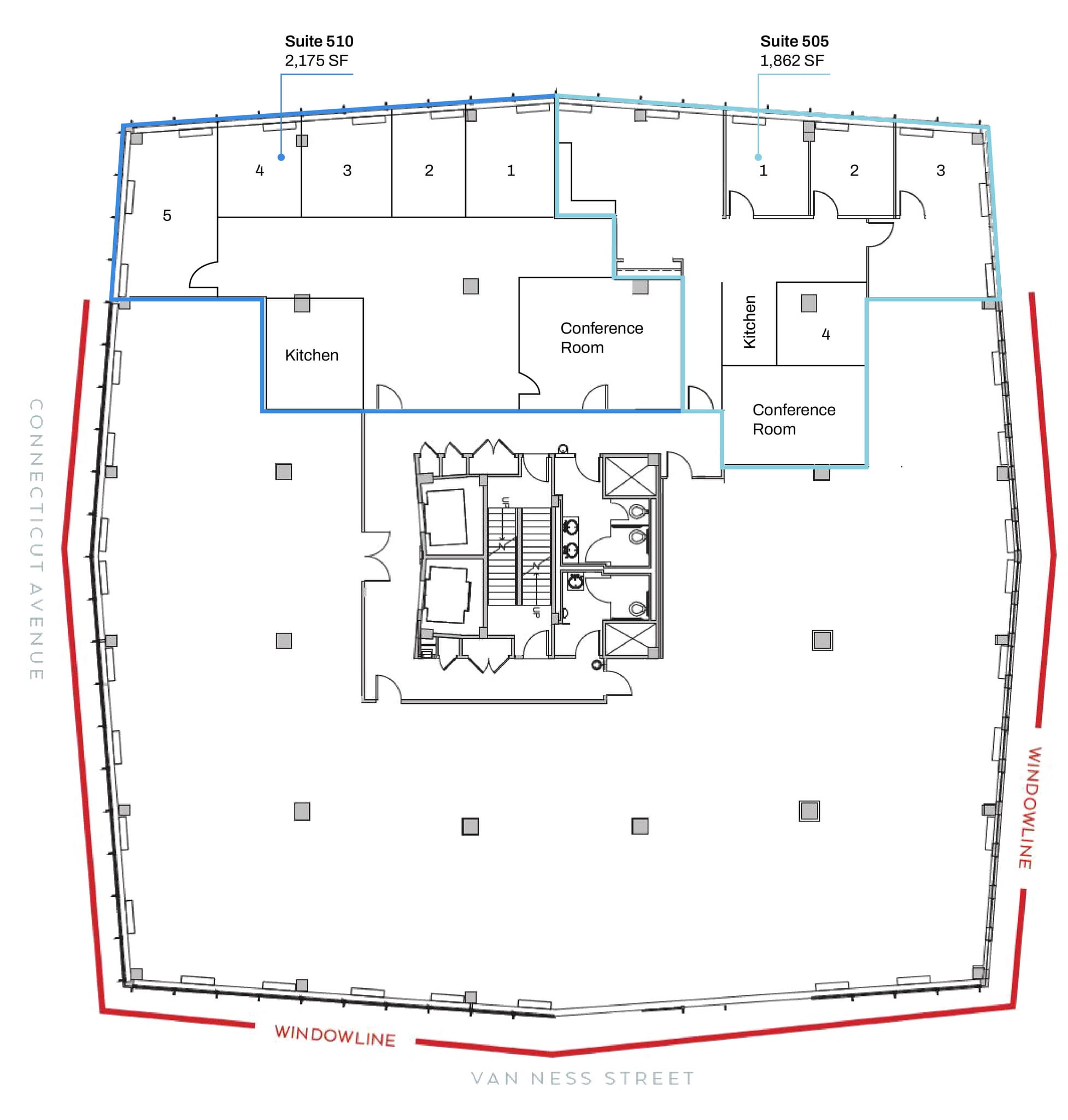 4201 Connecticut Ave NW, Washington, DC à louer Plan d’étage- Image 1 de 1