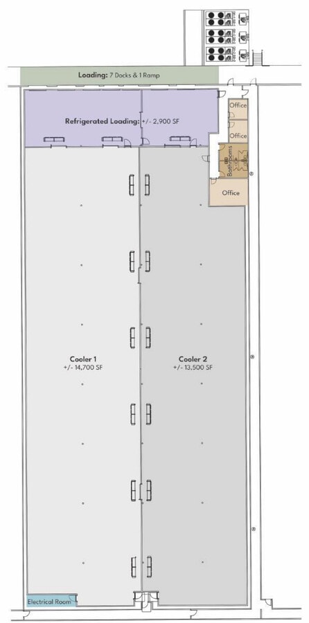 7500 NW 25th St, Miami, FL 33122 - Unité 13 A - - Plan d’étage - Image 1 of 6
