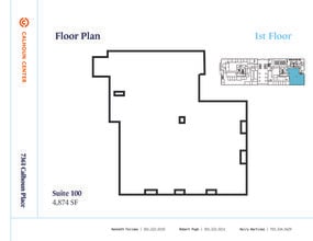 7361 Calhoun Pl, Rockville, MD à louer Plan d’étage- Image 1 de 7