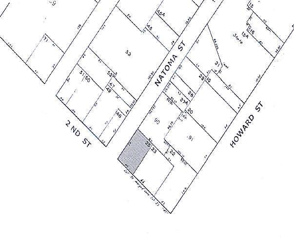 171 2nd St, San Francisco, CA for lease - Plat Map - Image 3 of 8