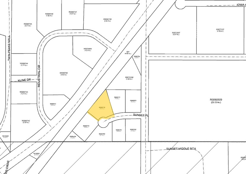 1822 Sunset Pl, Longmont, CO for lease - Plat Map - Image 2 of 6