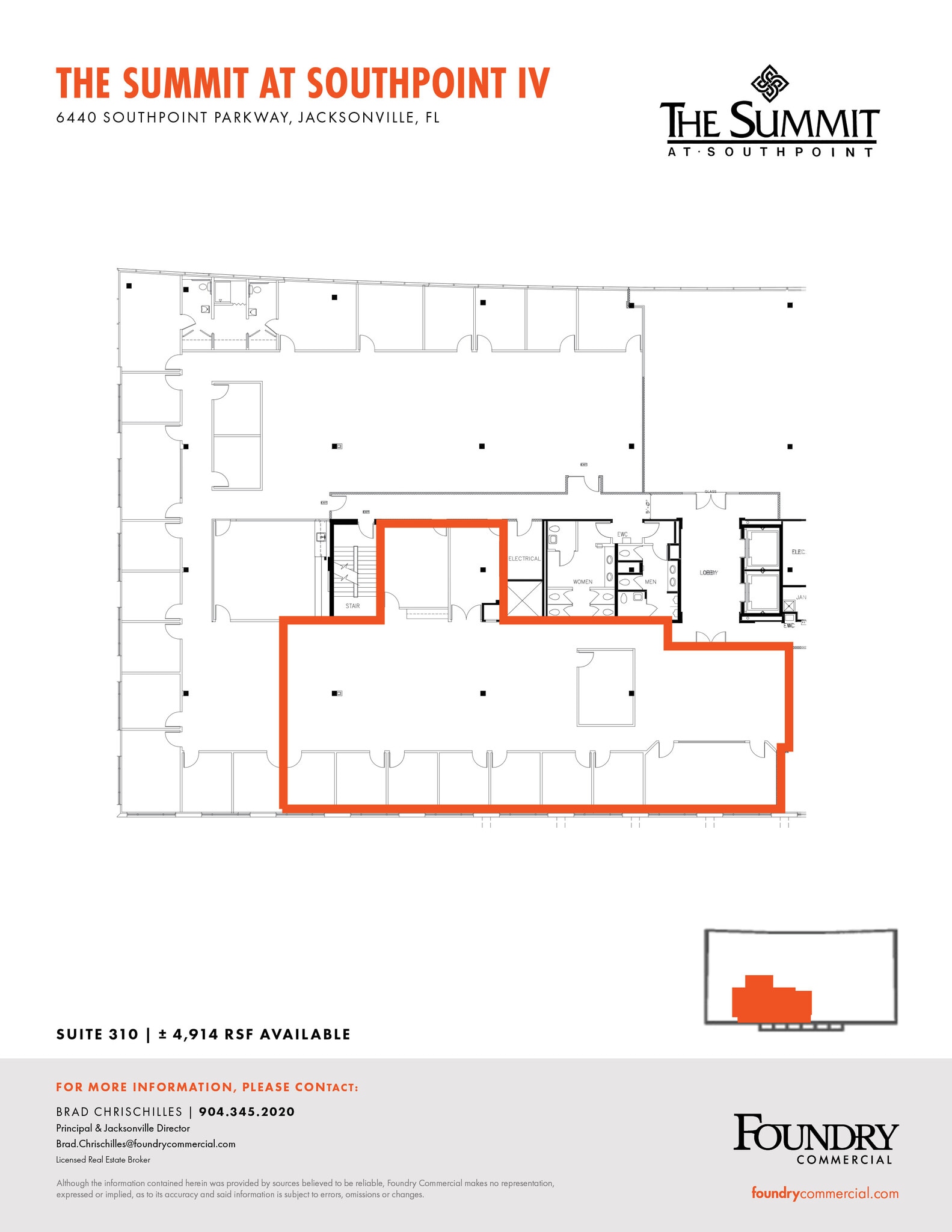 6420 Southpoint Pky, Jacksonville, FL à louer Plan d’étage- Image 1 de 1