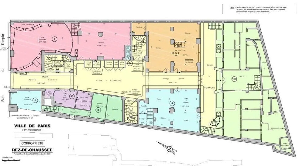 Commerce de détail dans Paris à vendre - Plan d’étage - Image 2 de 2