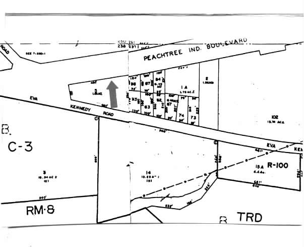 970 Peachtree Industrial Blvd, Suwanee, GA à louer - Plan cadastral - Image 3 de 17