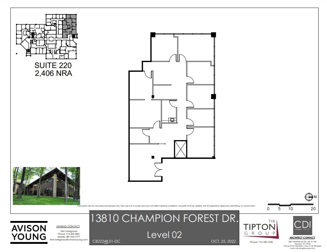 13810 Champion Forest Dr, Houston, TX for lease Floor Plan- Image 1 of 1