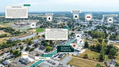 400 N Queen St, Littlestown, PA - AERIAL  map view