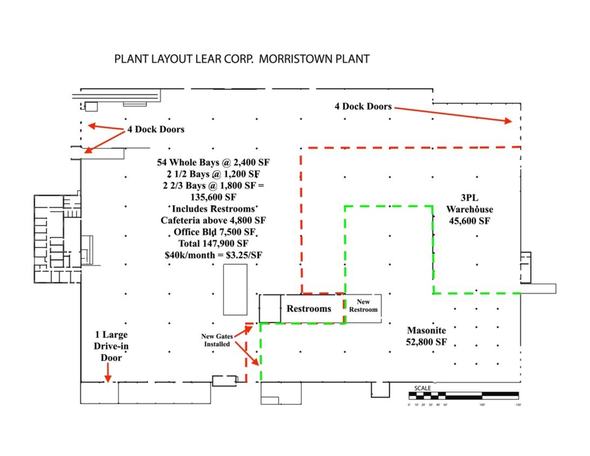 325 Industrial Ave, Morristown, TN à louer Plan de site- Image 1 de 4