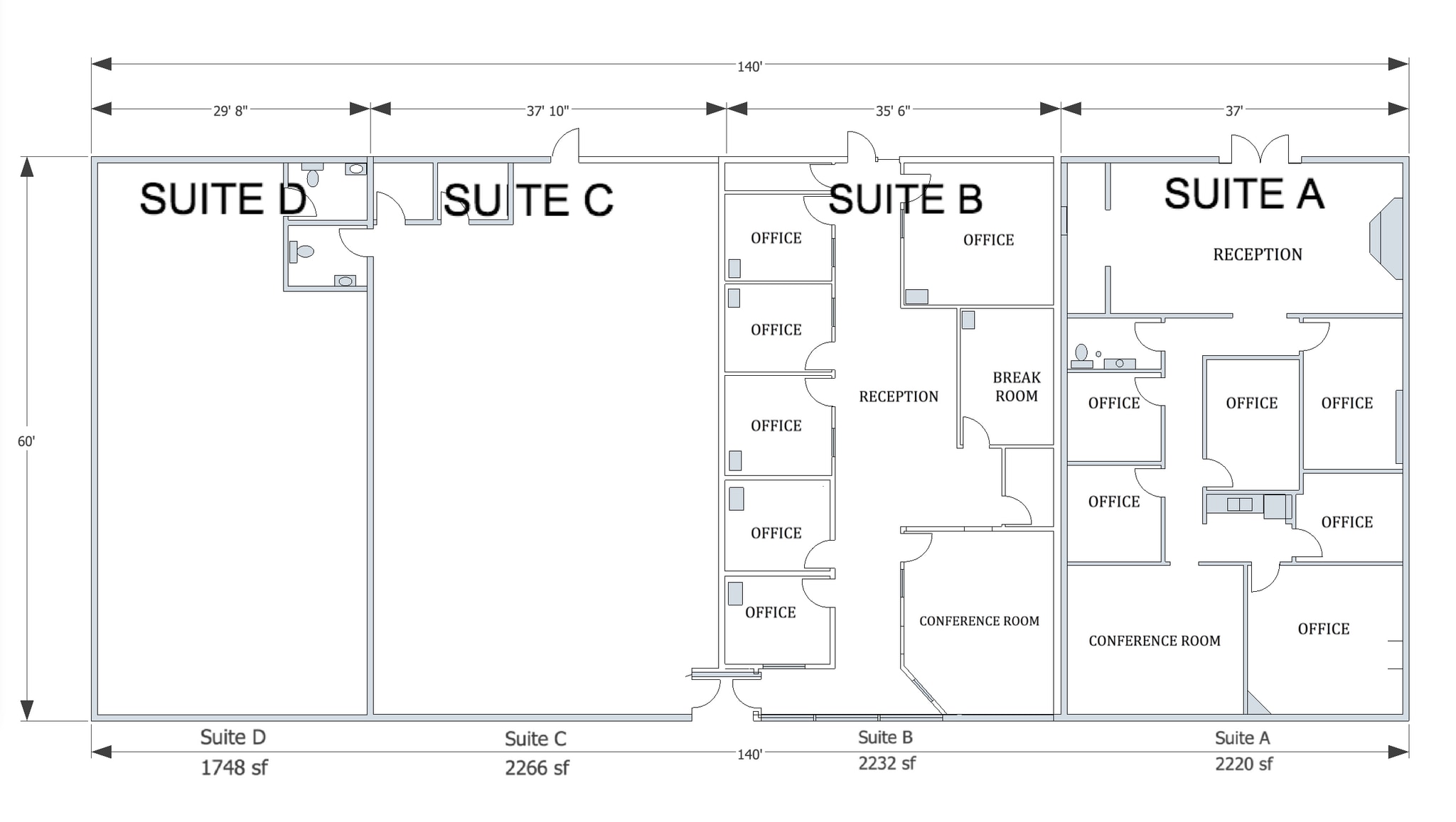 440 E Clark St, Pocatello, ID for lease Floor Plan- Image 1 of 15
