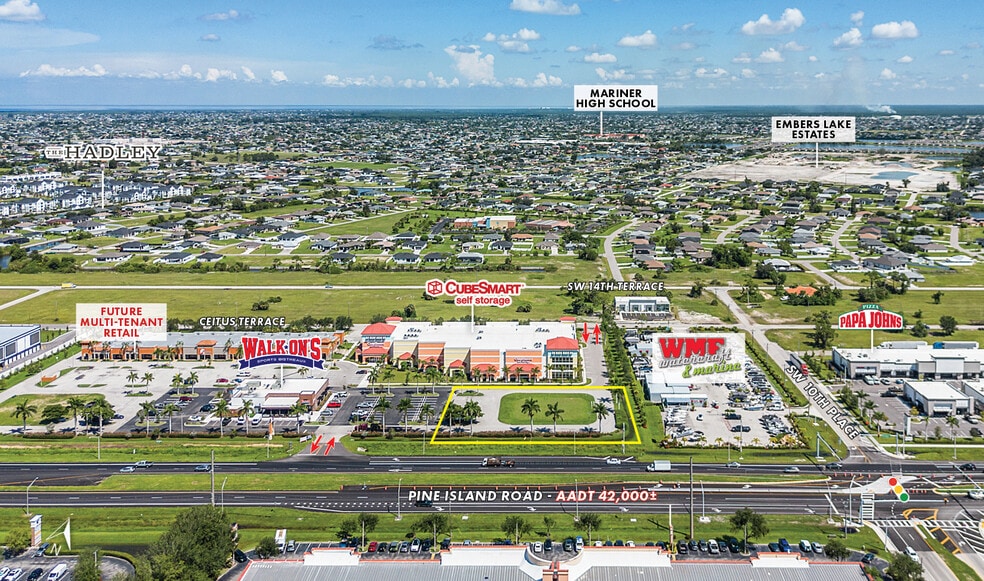 1119 SW Pine Island Rd, Cape Coral, FL à vendre - Aérien - Image 3 de 6