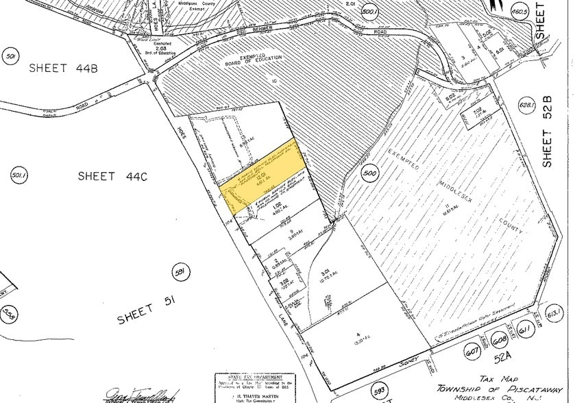 377 Hoes Ln, Piscataway, NJ for lease - Plat Map - Image 2 of 10